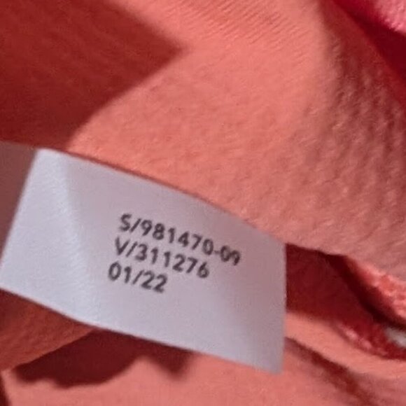 Athleta | Elation V-Neck Longline Sports Bra D-DD In Coral Orange - Picture 10 of 16